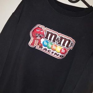 NASCAR sweater M&M vintage